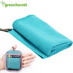Полотенце ультра лёгкое. Размер L. Green-Hermit Superfine Fiber Day Towel