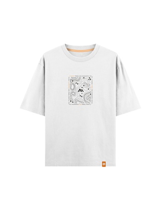 Футболка оверсайз из хлопка Alexika Футболка   Alexika Координаты