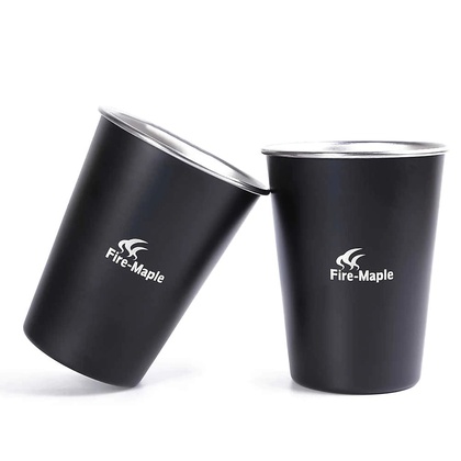 Стаканы из нержавеющей стали, 2 шт Fire-Maple Antarcti Cup Black