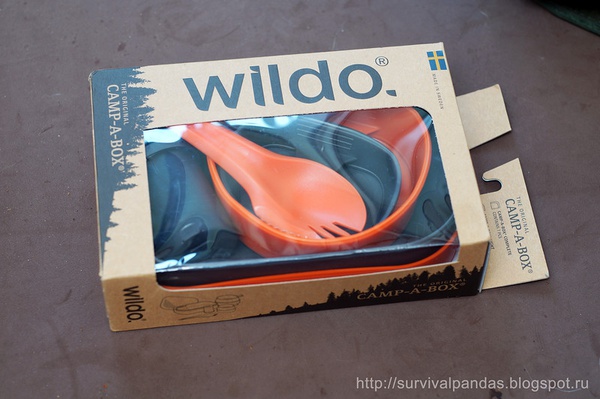 Портативный набор туристической посуды. Wildo Camp-A-Box Complete
