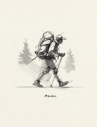 Футболка оверсайз из хлопка Alexika Футболка   Alexika  Турист