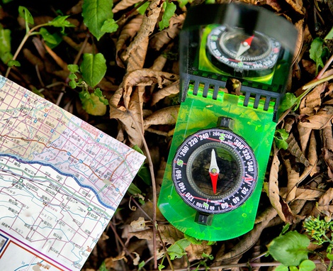 Складной компас с зеркалом AceCamp Folding Map Compass with Mirror