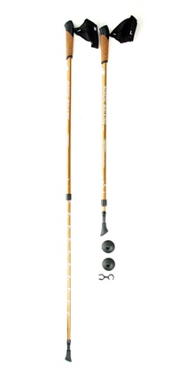 Телескопические палки для скандинавской ходьбы Kaiser Sport Nordic Walking Gold