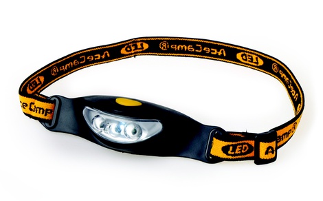 Фонарик налобный малый. AceCamp Mini LED Headlamp