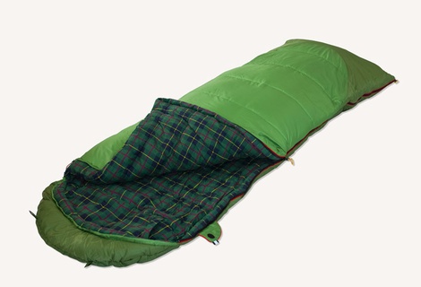 Спальник-одеяло c подголовником для кемпинга и туризма Alexika Siberia Plus