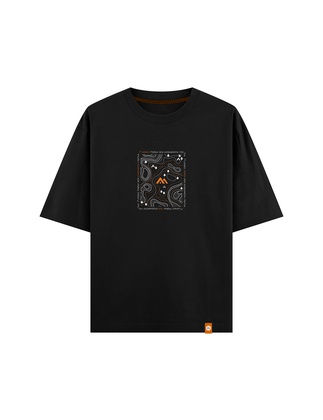 Футболка оверсайз из хлопка Alexika Футболка   Alexika Координаты