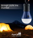 Фонарик-лампочка для палатки AceCamp LED Tent Lamp