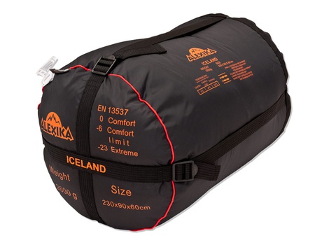 Спальный мешок для зимнего туризма. Alexika Iceland
