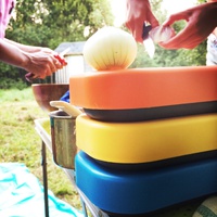 Портативный набор туристической посуды. Wildo Camp-A-Box Complete Фотография 1