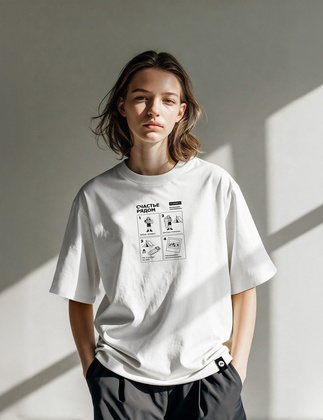 Футболка оверсайз из хлопка Alexika Футболка   Alexika Инструкция