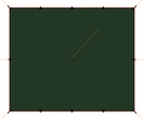Универсальный тент защищает вас от дождя и солнца. Alexika Tarp 6х5