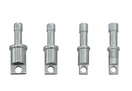 Алюминиевые наконечники под люверсы для алюминиевых дуг. Alexika Lock Tips ALU 