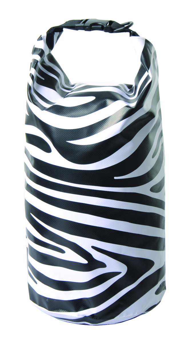 Гермомешок Зебра с плечевым ремнём 10 л AceCamp Zebra Dry Sack with strap, 10L