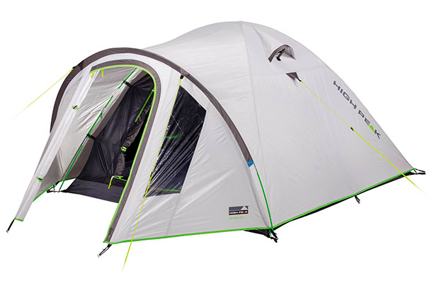 Двухслойная палатка с просторным тамбуром для снаряжения High Peak Nevada 2