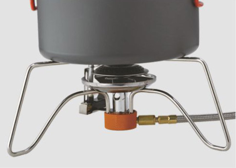 Портативная газовая горелка со шлангом и пьезоподжигом.  Fire-Maple FMS-104 
