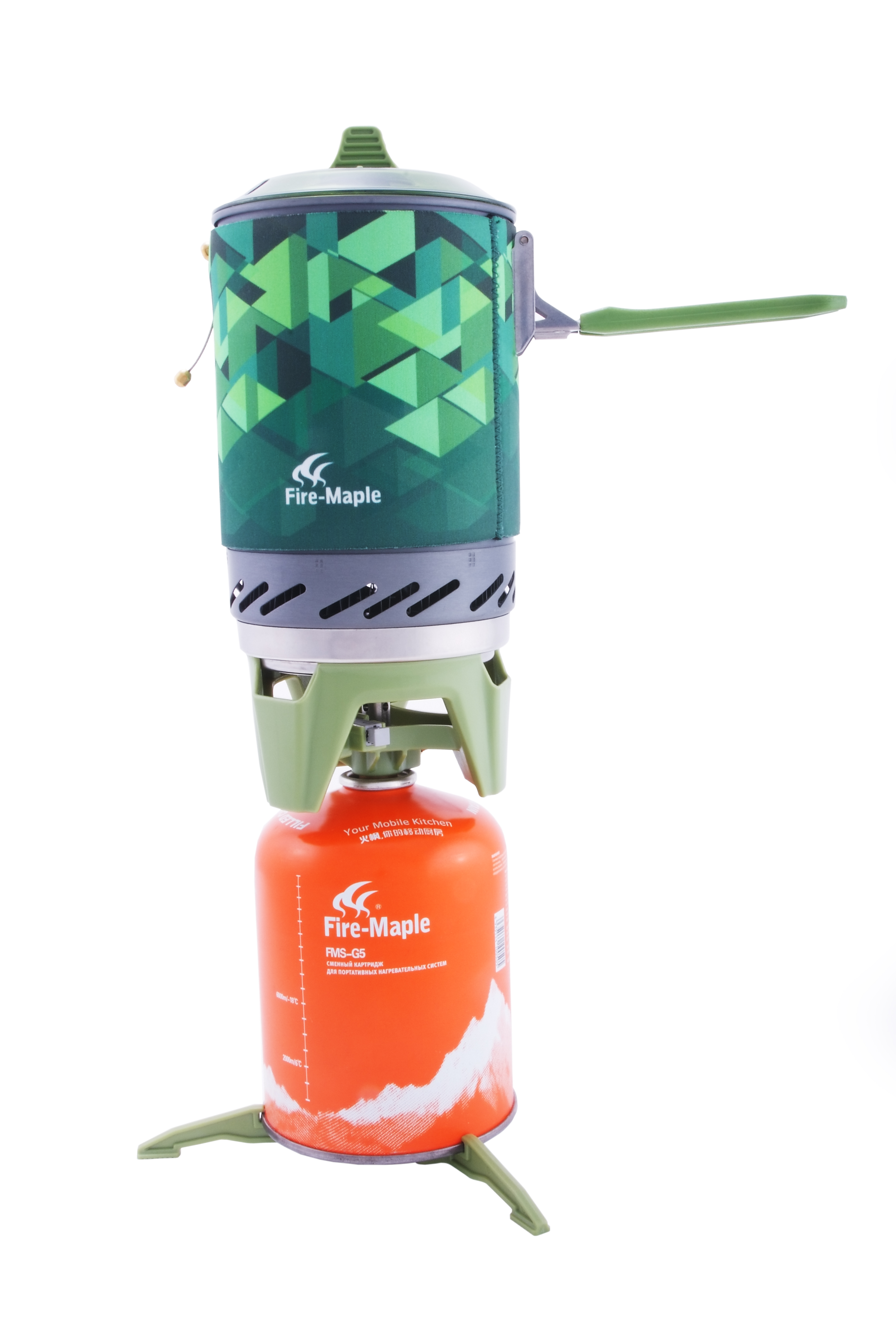 Система приготовления пищи 3-в-1 объемом 1 л. Fire-Maple STAR X2 FMS-X2, зеленый