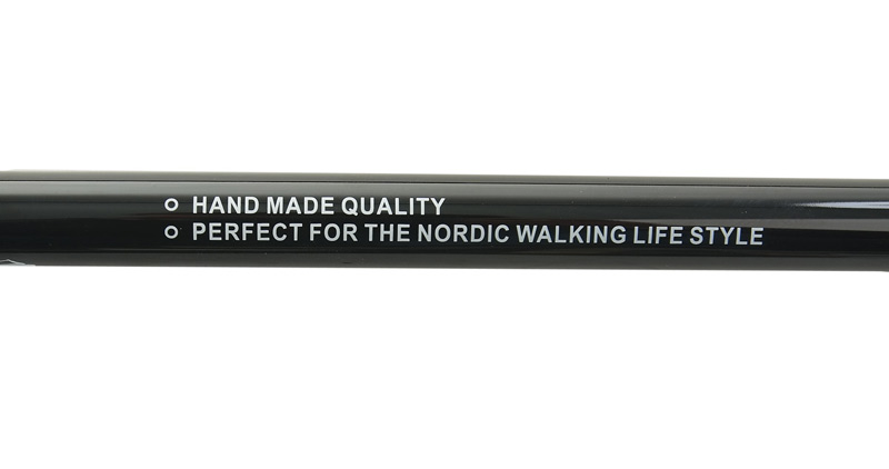 Телескопические палки для скандинавской ходьбы Kaiser Sport Nordic Walking Black